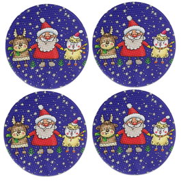 Hermia Salvamanteles Multicolor Pack de 4 piezas